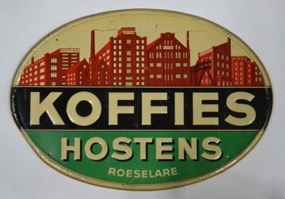 null Koffies
Hostens Roeselare
Plaque emboutie marquée Création Jofico 274 av Ch...