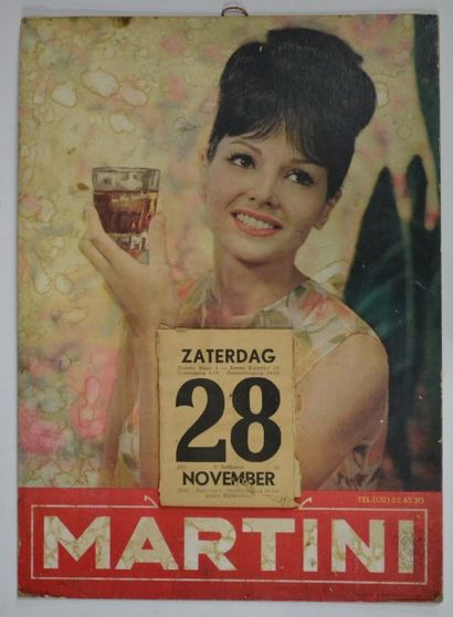 null Martini
Calendrier pour l'année 1962
43 x 31 cm