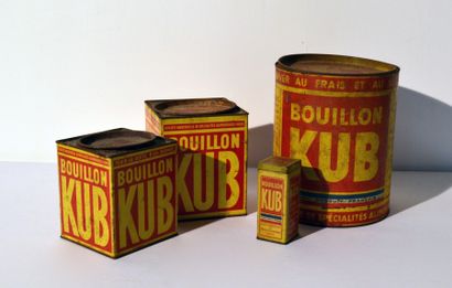 null Kub 4 boîtes en tôles de tailles diverses