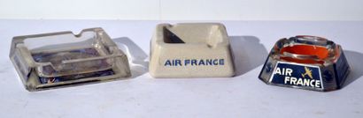 null Lot de 3 cendriers Air France