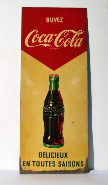 null Coca Cola ®
Plaque en isorel publicitaire Buvez Coca Cola Delicieux en toute...
