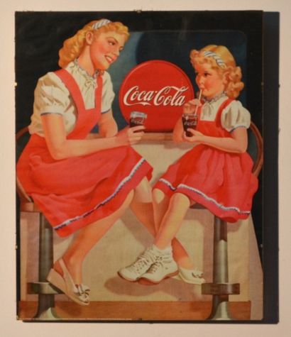 null Coca Cola ®
Affiche publicitaire moderne datée de 1997 gondolée