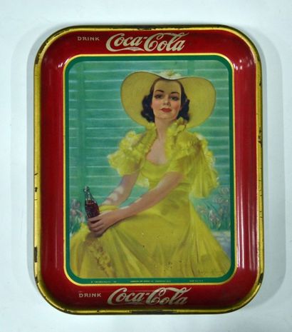 null Coca Cola ®
Plateau de service, USA 1938
34 x 27 cm