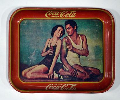 null Coca Cola ®
Plateau de service, USA 1934
27 x 33 cm