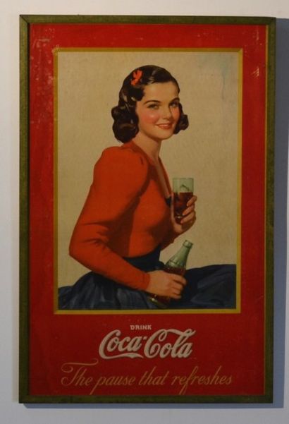 null Coca Cola ®
Affiche Drink Coca Cola the pause that refreshes, USA Dans son cadre...