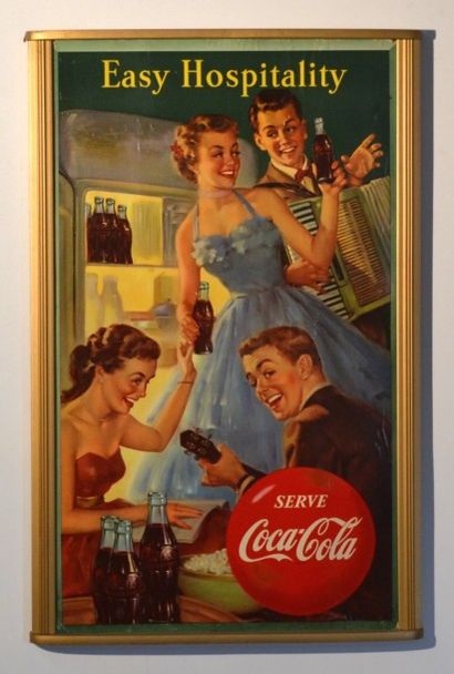 null Coca Cola ®
Affiche recto verso What you want is a coke/Easy Hospitality (Litographed...