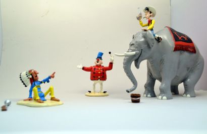 MORRIS Lucky Luke sur l'éléphant de Western Circus
Pixi 5465 numéroté à 500 exemplaires...