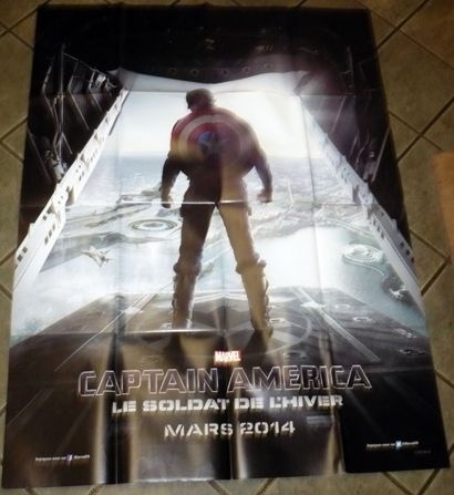 CINEMA 3 Affiches de cinema grand format Man of Steel, Captain America, et The a...