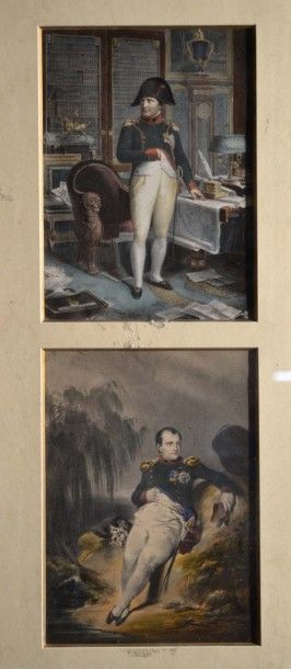 null Napoléon Ier

Deux gravures en couleurs dans un meme encadrement

23 x 16,5...