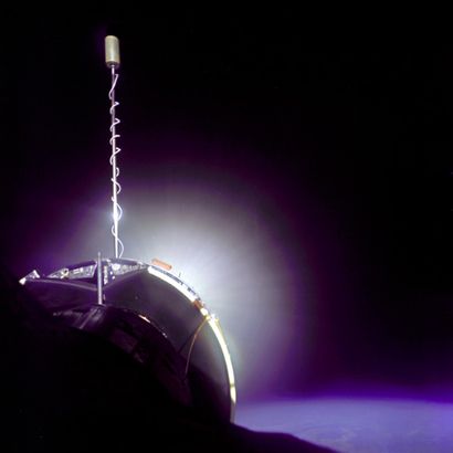 NASA - 1966 Gémini X. 1er rendez-vous spatial le 19 juillet 1966.
Tirage chromogénique...