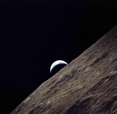 NASA - 1968 Levé de Terre depuis la lune. 1968.
Tirage chromogénique postérieur....