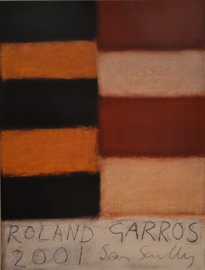 null Roland Garros

Lot de deux affiches:

-2001 SEAN SCULLY

-1996 TELEMAQUE

74...