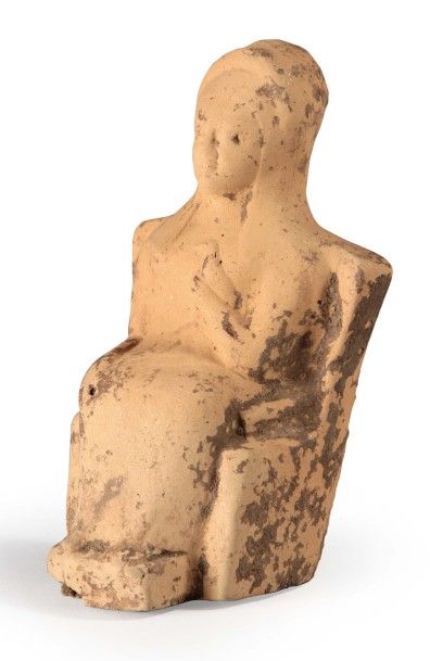 null Art Grec, Grande Grèce, Sicile
Statuette féminine
Divinité féminine représentée...
