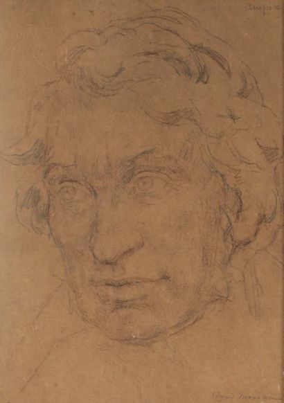 Edgar MAXENCE Portrait d'homme
Dessin sur papier
Signé en bas à droite
35 x 25 c...