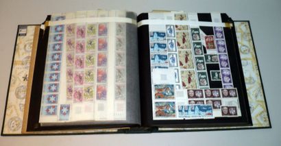 France 1 classeur avec des timbres neufs de france années 60-70
