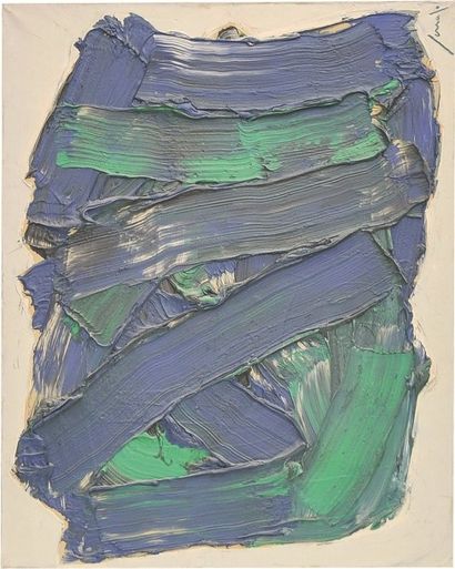 Georges FERRATO Composition, 1984
Technique mixte sur toile signée
116 x 89 cm