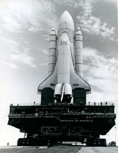 NASA, 1979 Retour sur le hall d'assemblage de la navette Enterprise après des tests...