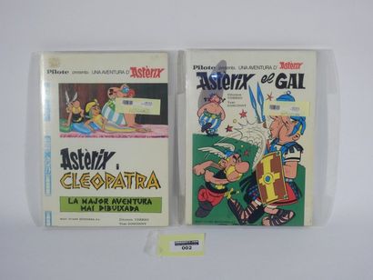 null ASTERIX
2 volumes en langue espagnole (Asterix el Gal, Cleopatra) en prémière...