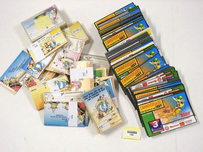 UDERZO Important lot de cartes de visite Asterix (une vingtaine de modèles différents,...
