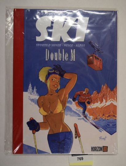MEYNET 
Portfolio Double M Ski édité par Horizon BD numéroté et signé à 150 exem...
