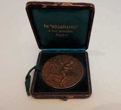 Médaille ronde, Record de France, Racing,...