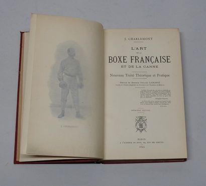 J.Charlemont Livre «La boxe française, traité théorique et pratique», 1877
Reliure...