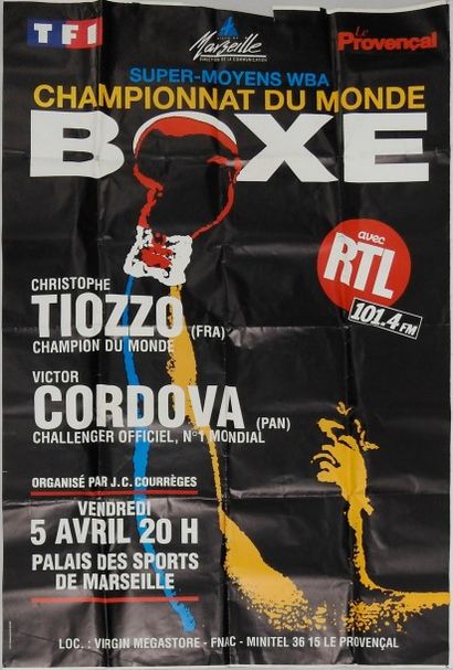 null Affiche géante
Championnat du monde WBA des super- moyens: Christophe TIOZZO...