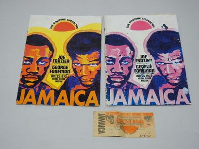 null 1973
Frazier/Foreman/Jamaïque
Frazier, l'invaincu contre Foreman, invaincu,...