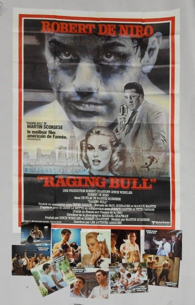null Raging Bull
Ensemble de docments, 1980 10 photos d'intéreur, en couleur, l'affichette...