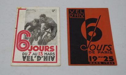 null Six Jours de Paris
Deux programmes de 1935 et 1939 (couv de Jean Leulliot)
Chaque...