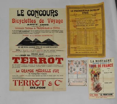 null TCF/1905 (août)
Affiche géante
Le Concours de Bicyclette de voyages a été gagné...