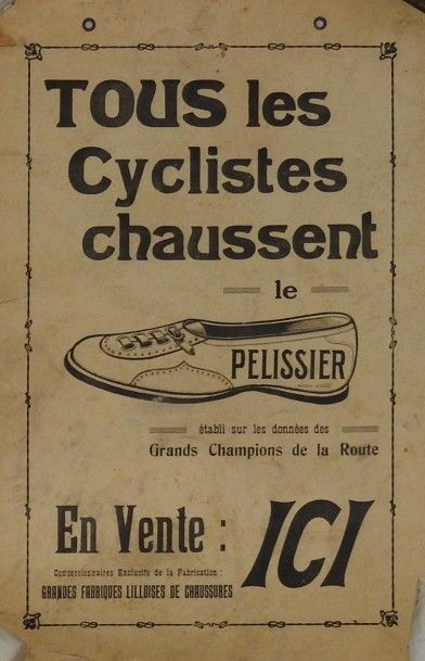 null Tour Ouest/Pélissier
Deux affiches, vers 1955
- En bristol:»Tous les cyclistes...