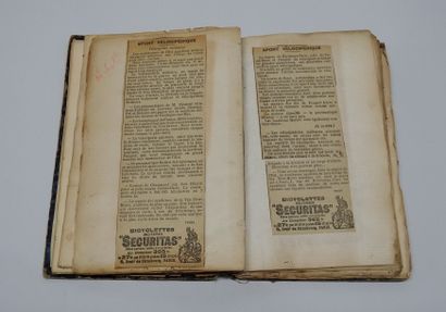 null Deux pièces «1891» press-book de cette année essentielle en vélocipédie avec...