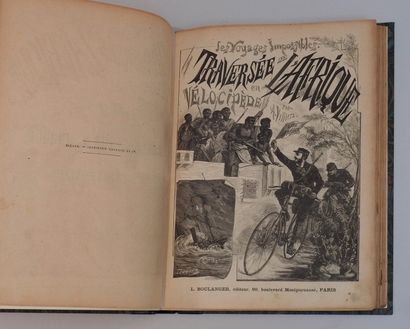 A. Villiers Livre illustré «La traversée de l'Afrique en vélocipède» 572 pages, 1895
Bel...
