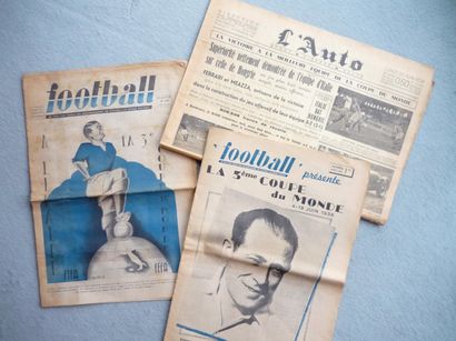 null Coupe du Monde 1938
En trois pièces
- Le numéro de «L'Auto» relatant la finale...