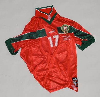 null Coupe du Monde 98/MAroc/ Amzine
Maillot portant le numéro 17
Ce maillot est...