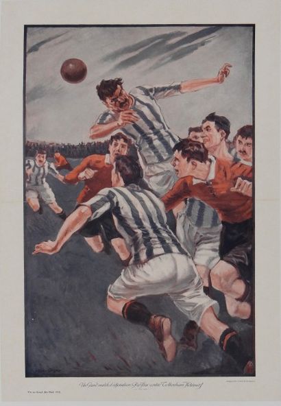 null Machefer
Litho du grand match d'Association du 4 mai 1913:
Red Star-Tottenham...