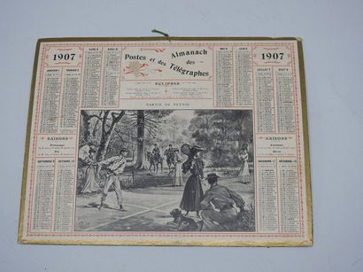 null Almanach des Postes et Télégraphes pour 1907
Dans ce sous-bois, le tennis de...