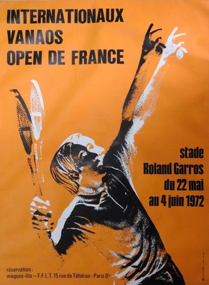 null Roland-Garros,
Coupe Davis,1928-1972
Affiches
Exceptionnel ensemble indissociable...