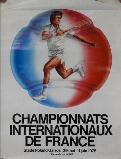 null Coupe Davis 1991,
Roland Garros, etc...
Ensemble de Sept affiches ou posters
-...