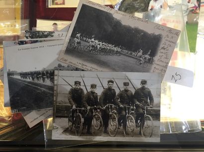 null Série de 11 cpa sur la vélocipédie autour de la grande guerre (1914-1918)
Unités...