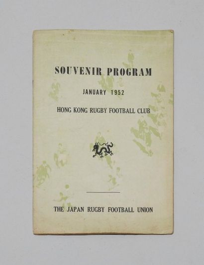 null HONG KONG Rugby Football Club, 1952
Souvenir program, january 1952.
The JAPAN...