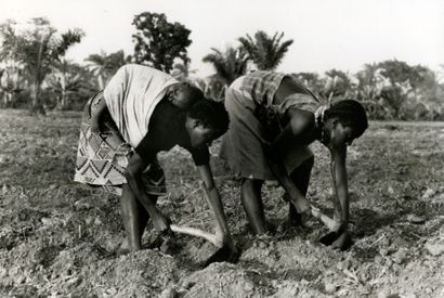 null Afrique. Photographie humaniste. Scène de la vie courante. Angola, 1993. Deux...