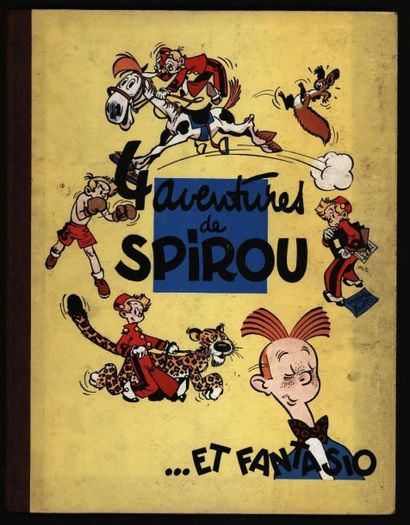 FRANQUIN Spirou et Fantasio 4 aventures
Edition originale (dos kraft, 4ème plat blanc)
Très...
