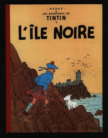 HERGÉ Tintin L'ile Noire 4ème plat B26 1958/59
Superbe exemplaire, tout proche de...