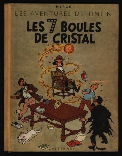 HERGÉ Tintin Les 7 boules de cristal 4ème plat B3 Sapho
Très bel exemplaire