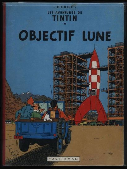 *HERGE Tintin Objectif Lune 4ème plat B30
Trés frais proche neuf