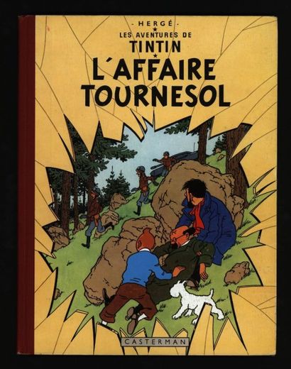 HERGÉ Tintin L'affaire Tournesol
Edition originale française (1213) 4ème plat B19...