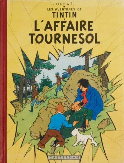 HERGÉ Tintin L'affaire Tournesol
Edition originale française B19 Danel 1213
Très...