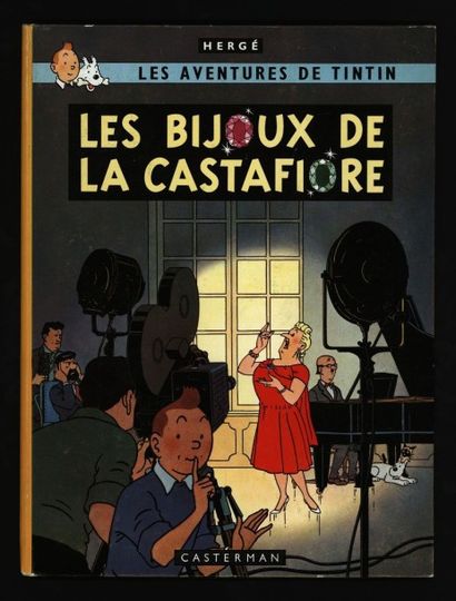 HERGÉ Tintin Les Bijoux de la Castafiore
Edition originale belge 4ème plat B34 1963
Bel...